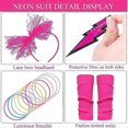 thumbnail image 4 of 80s Outfits For Women The 80's Costume Accessories For Women 1980s Costume 22 Pcs 80s Party Halloween Outfits, 4 of 5