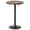 Faux Marble/Black, variant on Lacoo 23.6" Adjustable Round Bistro Pub Table, Swivel Pub Table with Metal Base for Home Bar, Kitchen, Dining Room, Black