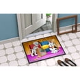 thumbnail image 2 of Carolines Treasures APH9063MAT Dalmatians Snack Time Door Mat Indoor Rug or Outdoor Welcome Mat 18x27 Doormat  27"L x, 2 of 4