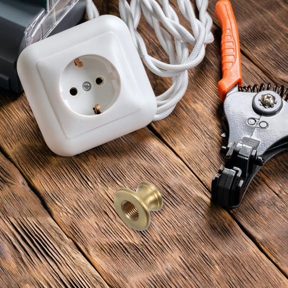 OULII 4Ud Conector De Latón Para Lámparas Con Rosca Para Reparación Y Montaje De Lámparas