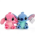 thumbnail image 2 of 20cm Disney Anime Stitch Plush Stuffed Kawaii Toys TV Same Paragraph Role Pendant Doll Kids Birthday Gifts Couple Models, 2 of 5