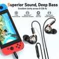 thumbnail image 3 of Auriculares con cable Audiovance Vibes 202M HiFi con micrófono y funda, 3 of 9