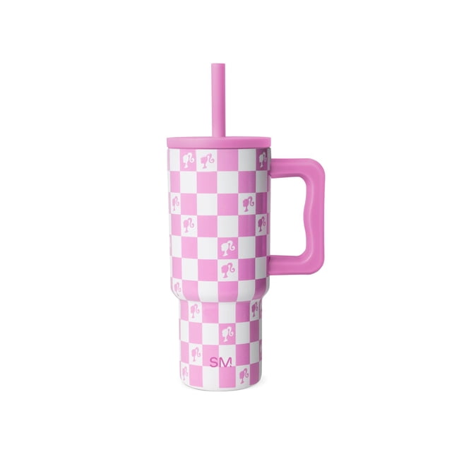Vaso sencillo y moderno para Barbie Kids, 710 ml, acero inoxidable