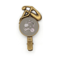 thumbnail image 1 of Zapatos de tacon alto patron de flor bolsa Broche broche broche broche Metal retro, 1 of 3