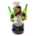 thumbnail image 2 of Three Star Import & Export ZK8020 23 in. Chef Holding 2 Bottles Holder, 2 of 2