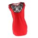 thumbnail image 4 of de Noche de material cuero PU Cuello con Encajes sin Lencería de Dormir para Cóctel SG Yinane Vestido de noche de fiesta para mujer, 4 of 8
