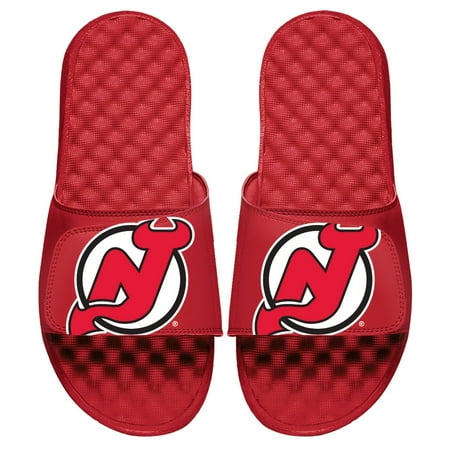 

Youth ISlide Red New Jersey Devils Blown Up Logo Slide Sandals