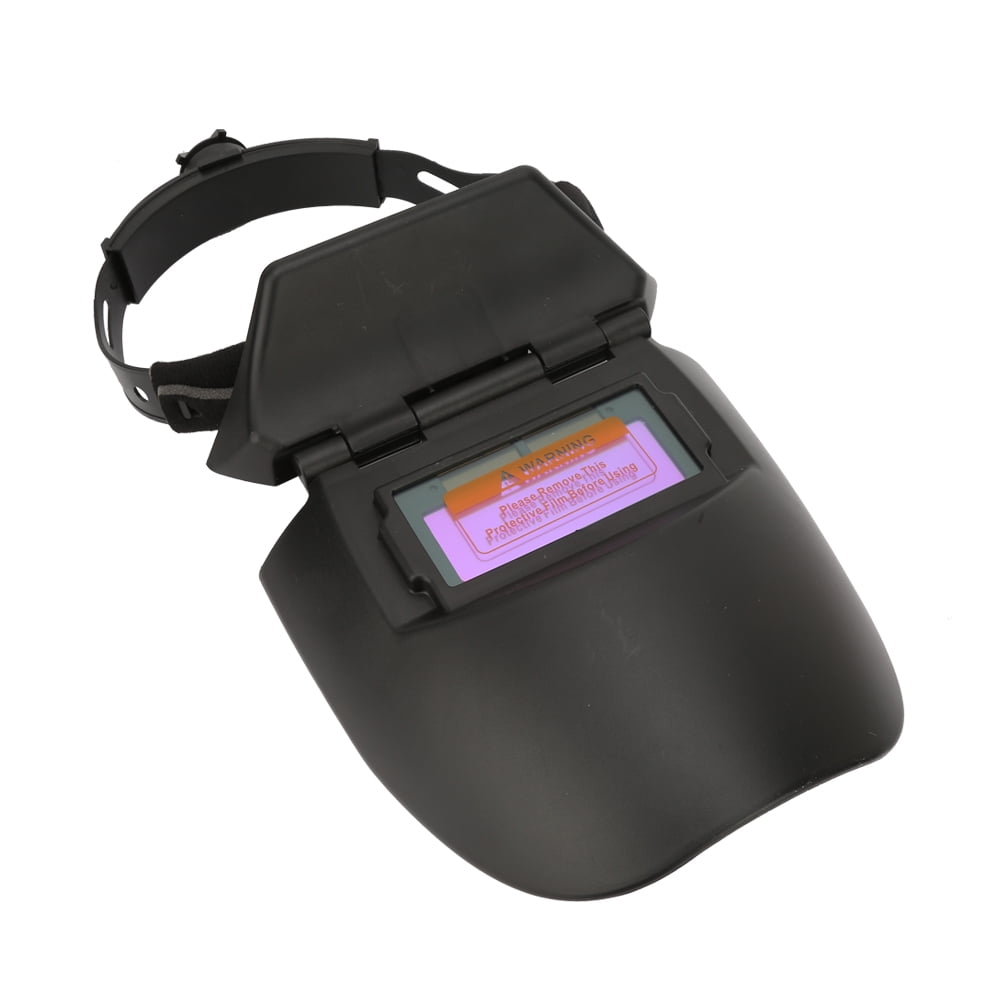 M Buder Solar Auto Darkening Photoelectric Welding Mask Face Shield Half Helmet Black (9.84 in / 25 cm)