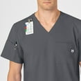thumbnail image 6 of Wink W123 Men's V-Neck Scrub Top, Pewter, 3X Womens, 6 of 6