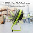 thumbnail image 7 of Comfort Zone 14-inch All-Metal Industrial Floor Fan with Adjustable Tilt, 7 of 7