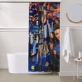 thumbnail image 6 of The Thundermans Shower Curtain Cartoon Art Bath Shower Curtains with 12 Hooks, Waterproof Washable Polyester Bathroom Home Decor Set 60x72 Inch Iron, 6 of 8