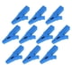 thumbnail image 2 of 10 abrazaderas de seguridad para batería de 0.157 in con conector banana trasero de latón niquelado, protección completa para barcos, RV, camiones, color azul, 2 of 10