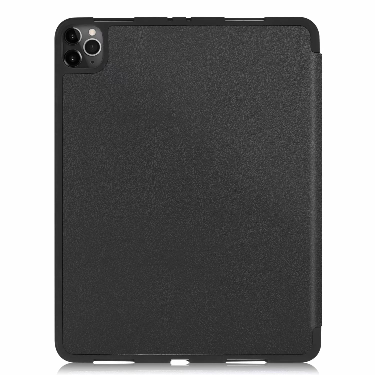 iPad Pro 11 Case 2020 Build in Pencil Holder, Allytech Slim Fit PU Leather Multi Angle Stand Auto Sleep Wake [Support Apple Pencil Charging] Protective Cover Case for Apple iPad Pro 11" 2020,Black
