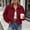Wine, variant on QIYAGBSA Corduroy Jacket for Women Soft Turn Down Lapel Collar Button Down Long Sleeve Drop Shoulder Fall Casual Outerwear Lightweight (Gray, 2XL)