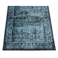 thumbnail image 3 of Unique Loom Bosphorus Imperial Rug , 3' 0" x 9' 10" ,Black and Blue, 3 of 7