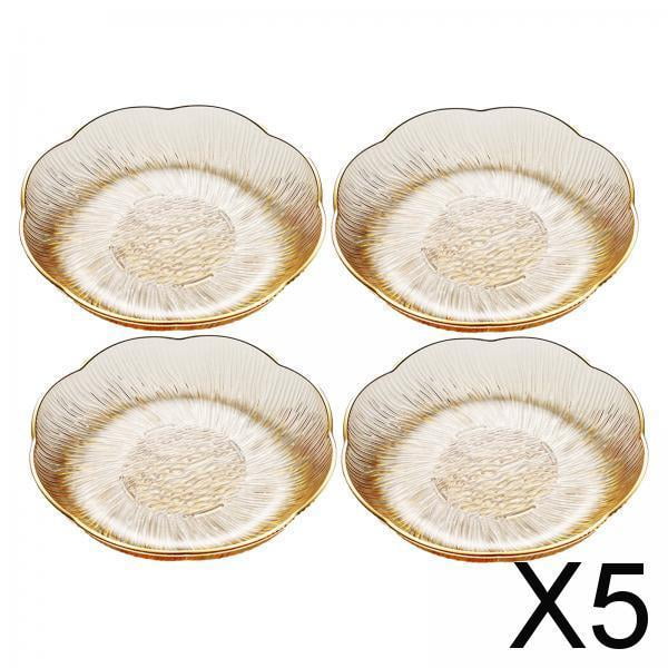 Conjunto de Platos para Ensalada Elegantes y Modernos Soledad 5 Piezas 15,7x15,7x2,8 cm