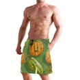 thumbnail image 6 of Ckdifva Pumpkins Men's Board Shorts Swim Trunks Drawstring Summer Beach Golf Shorts Quick Dry with Pockets, 6 of 8
