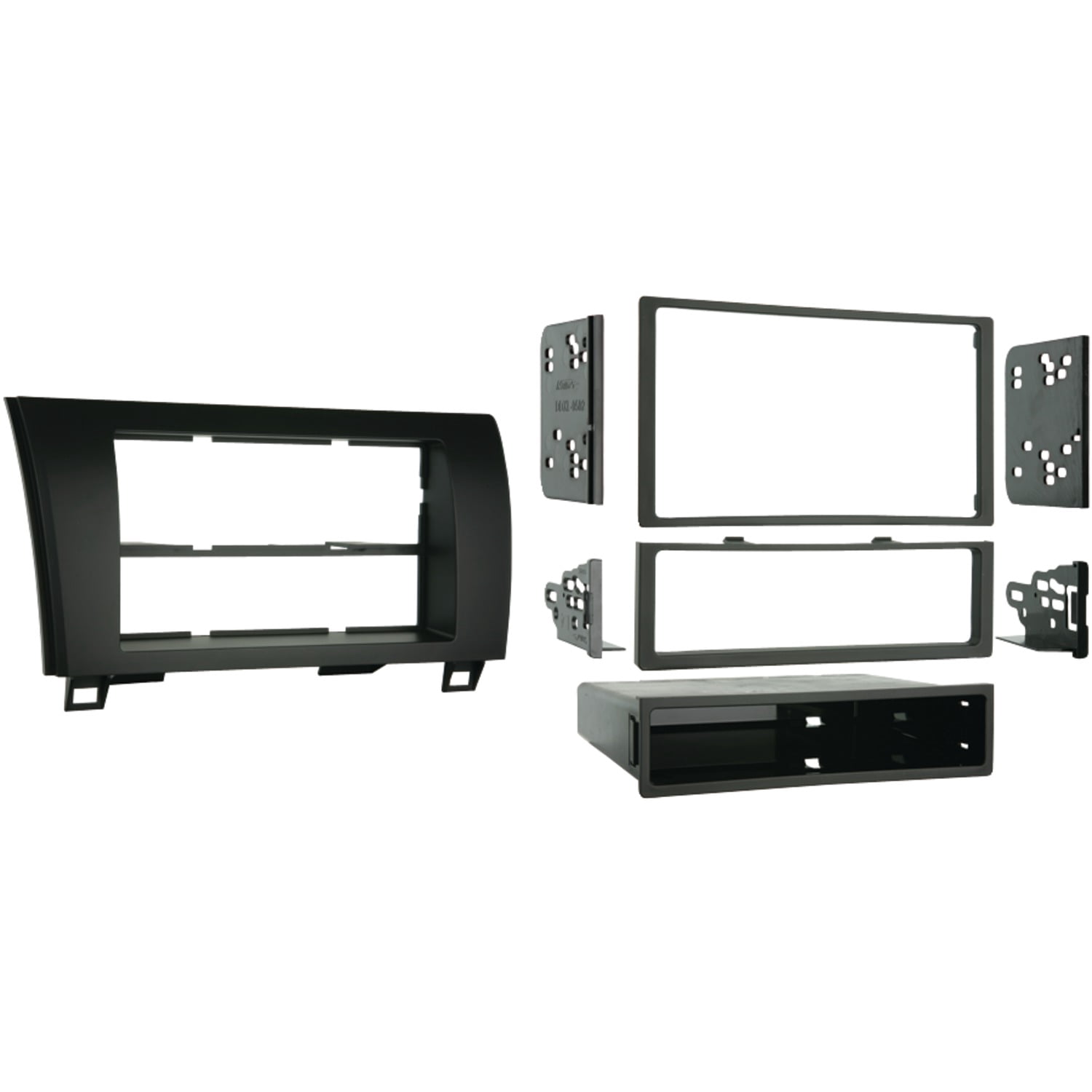Toyota Tundra (matte black dash) 2007-2013 Double DIN Metra Car Stereo Installation Package