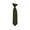 Hunter Green, variant on Solid Red Boy's 11" Clip On Tie Age 3 to 6 Years Old