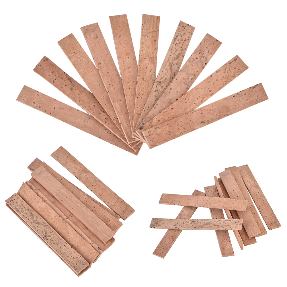Tebru 10PCS/Set Neck Joint Cork Sheet Instrument Repair