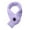 Purple, variant on Heating Scarf USB Heating Neck Protection Cold Invisible Zipper Scarf