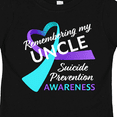 thumbnail image 4 of Inktastic Remembering My Uncle- Suicide Prevention Awareness Boys or Girls Toddler T-Shirt, 4 of 5