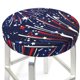 thumbnail image 3 of Disketp Red White Blue Fireworks 1 Funda Redonda para Taburete, Funda de Cojín para Silla de Bar Suave y Elástica-13 inch, 3 of 7