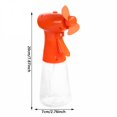 thumbnail image 2 of HIBIBUD Water Spray Mist Fan Portable with 220Ml Water Bottle Handheld Cool Fan with Fine Mist Battery Operated Personal Fan for Travel Sports, 2 of 7
