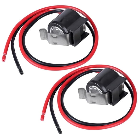 Termostato de Descongelación del Refrigerador W10225581, 2 Piezas Termostato de Descongelación Bimetálico AP6017375