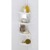 4-Shelf Bathroom Storage Caddy, White