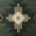 thumbnail image 7 of BizChair South West Native Area Rug Design C318 Sage Green (5 Feet X 7 Feet), 7 of 7