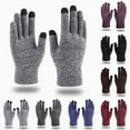thumbnail image 1 of Sentmoon Gants d'Hiver pour Femmes Gants pour Dames Hommes et Femmes Gants d'Extérieur Sans Doigts en Laine Épaisse Décontractés à la Mode pour Temps Froid et Isolation, 1 of 6
