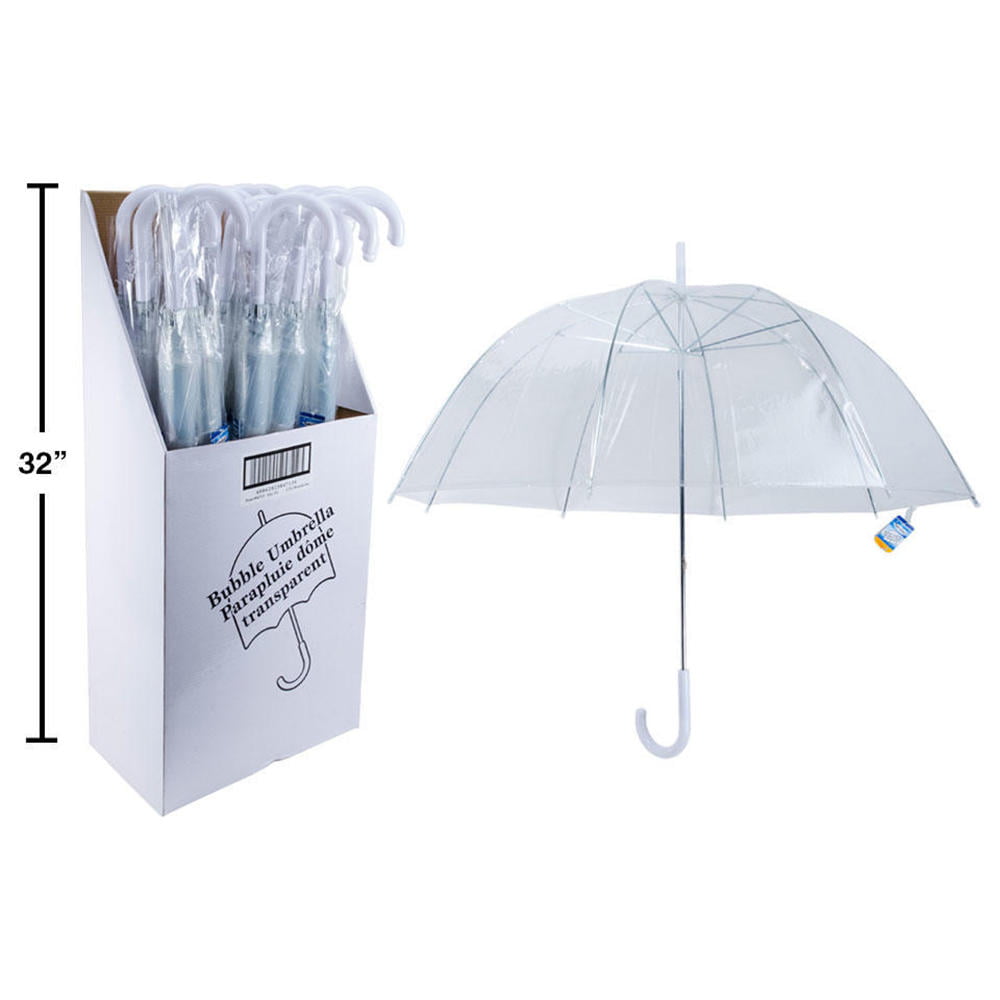 Stick Hook Poignée clair transparent Dome Autumn Maple Leaf pluie parapluie 2ES 