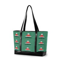 FORMRS Laptop Tote Bag for Women with 15.6" Computer Compartments Handbag, Christmas Trees
