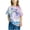 Purple, variant on Lilgiuy Girls Short Sleeve Gradient Print Tops Child Crewneck Summer Casual Loose Tshirt,Blue,6 Years 2022 Fall Winter