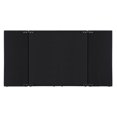 thumbnail image 4 of ACME Lit Très Grand Size Damassy en Velours Noir, 4 of 5