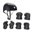 thumbnail image 2 of Juego de cascos para bicicletas para niños equipo de skateboard para deportes al aire libre, escalada de roca Negro, 2 of 8