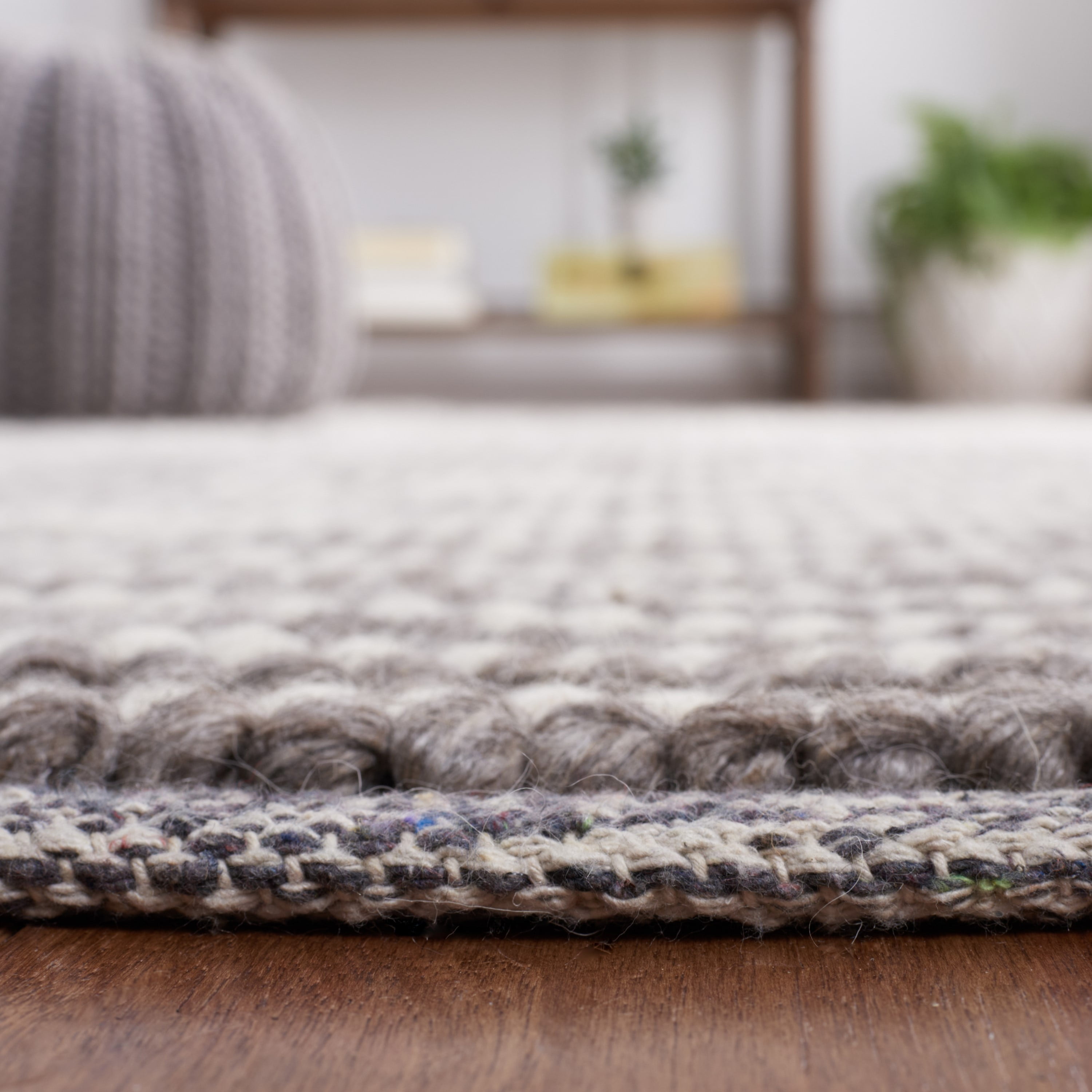 SAFAVIEH Martha Stewart Natura Striped Runner Rug, Ivory/Dark Brown, 2'3" x 9'