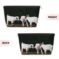thumbnail image 2 of Picia Cute Goat Baby Printed Leather Travel Toiletry Bag,Cosmetic Organizer, Makeup Travel Bag, Durable Travel Pouch, Compact Toiletry Bag, Travel Accessories, 2 of 6