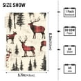 thumbnail image 2 of FORMRS 1-Subject Spiral Notebook 8" x 5" College Ruled 60 Refillable Sheet A5 Hard Cover, 2 Pack, Plaid Deer, 2 of 7
