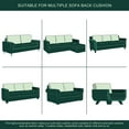 thumbnail image 6 of CHUN YI Stretch Houndstooth Couch Cushion Cover Sofa Backrest Cushion Slipcover Suitable for Armchair Loveseat Sofa,T-2PC,Teal, 6 of 6