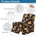 thumbnail image 5 of Kuiaobaty Pumpkin Maple Leaf Recliner Couch Cover Fall Dustproof Reclining Sofa Slipcover Nonslip Reclining Slipcover Durable Recliner Chair Cover Large with Elastic Bottom for Pets, 5 of 8