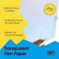 thumbnail image 2 of PPD Inkjet Transparency Clear Milky Film for Overhead Projector Film and Screen Print LTR 8.5x11" X 50 Sheets -Instant, 2 of 4