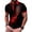 Red1, variant on Klisyaur Color Block Blouses for Mens Short Sleeve Golf Collared Lightweight Breathable Tops Casual Fashion Clothes