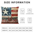 thumbnail image 5 of SHANXI Decor America Flag Pillow Case Decorations for Sofa Couch 22x22in, 5 of 5
