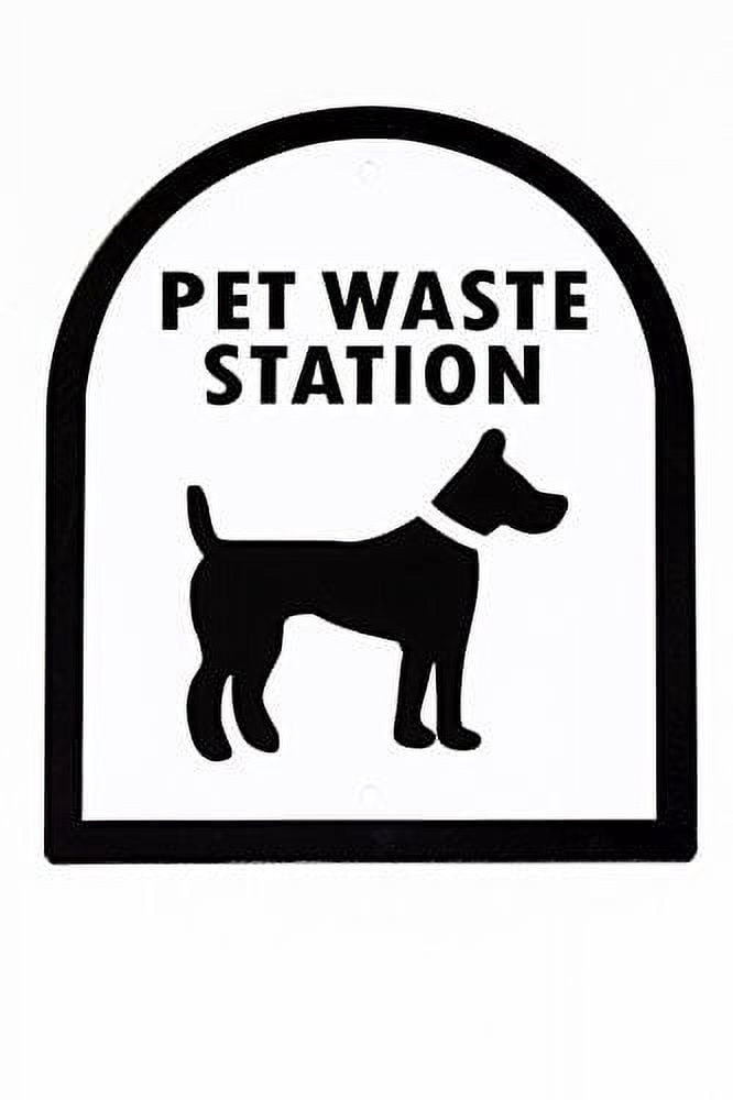 The Gladiator® Dog Waste Station / MittN Bag™ System (Black)