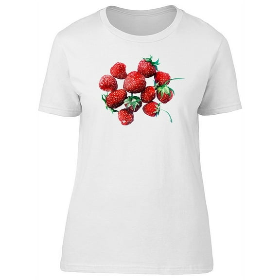 Cool Strawberries Collage T-Shirt Women -Image by Shutterstock, Female x-Large