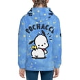 thumbnail image 2 of Sanrio Pochacco Kids' Hoodie 3d Print Sweatshirt Soft Pullover Hooded With Big Pockets Fans Gifts For Boys Or Girls Small, 2 of 7