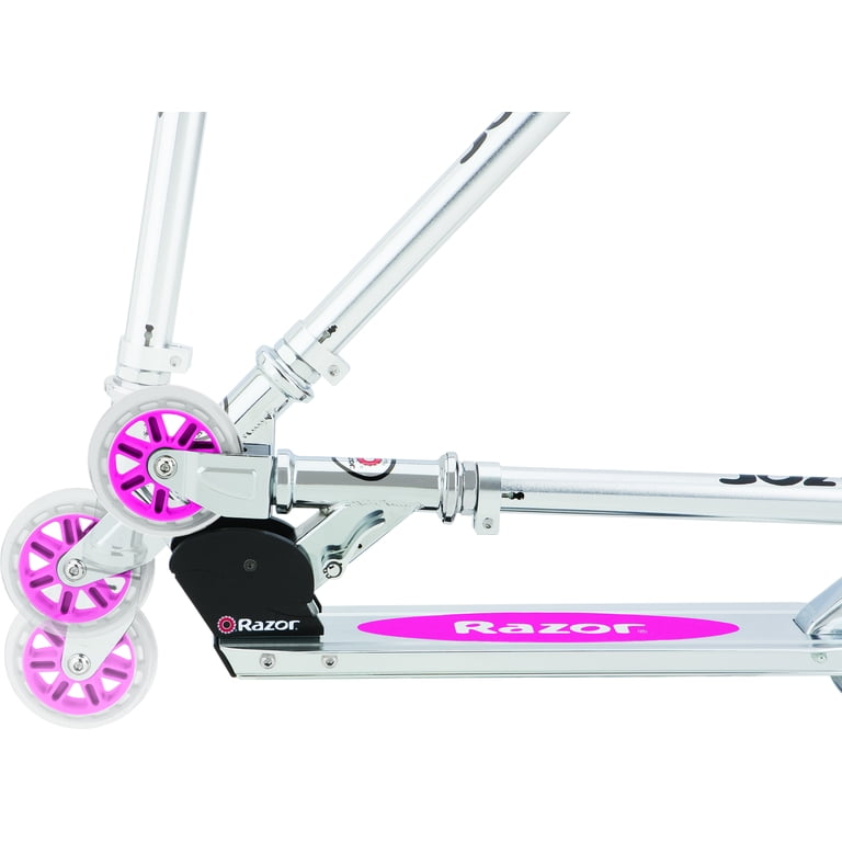 Razor A Kick Scooter for Kids - Pink, Lightweight, Foldable