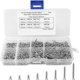 thumbnail image 1 of Tornillos autorroscantes M2 de 800 piezas, tornillos autorroscantes de acero inoxidable, tornillos autorroscantes de acero al carbono, para hardware electrónico, maquinaria, construcción ShuxiuWang 8390606629821, 1 of 1